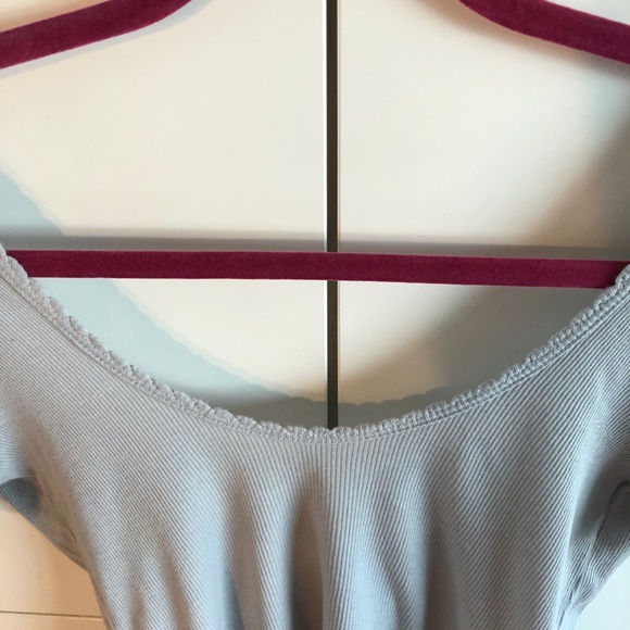 TRULY MADLY DEEPLY LITE GREY CROP - Picture 3 of 5